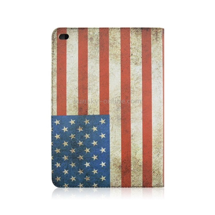 US Flag Pattern Horizontal Flip Leather Case with 3 Gears Holder for iPad Air 2 / iPad 6 US Flag Pattern Horizontal Flip Leather Case with 3 Gears Holder for iPad Air 2 / iPad 6