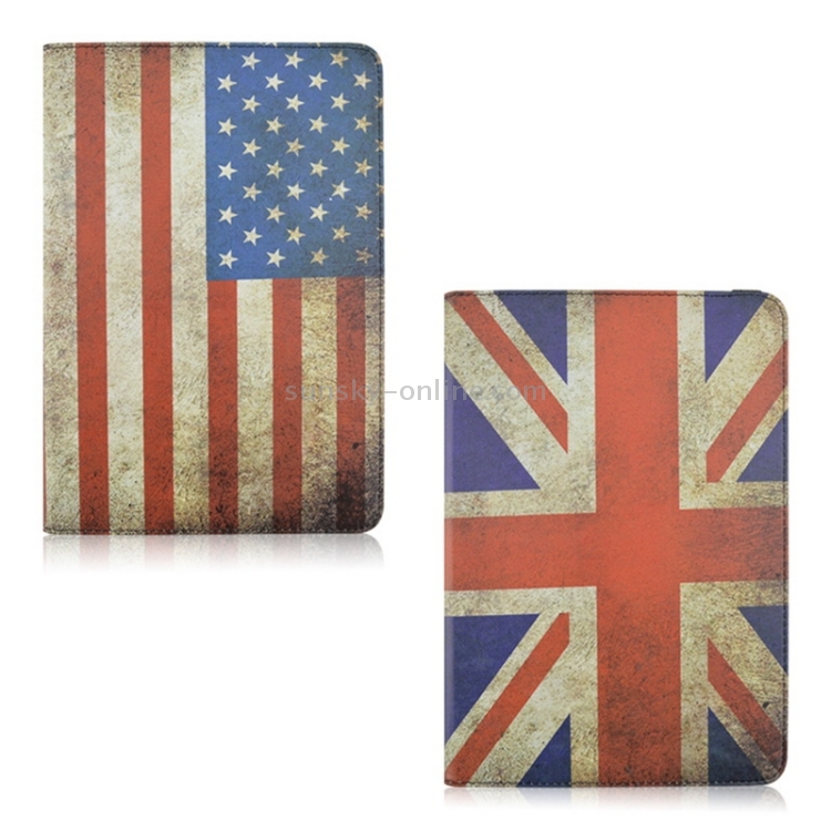 US Flag Pattern Horizontal Flip Leather Case with 3 Gears Holder for iPad Air 2 / iPad 6 US Flag Pattern Horizontal Flip Leather Case with 3 Gears Holder for iPad Air 2 / iPad 6