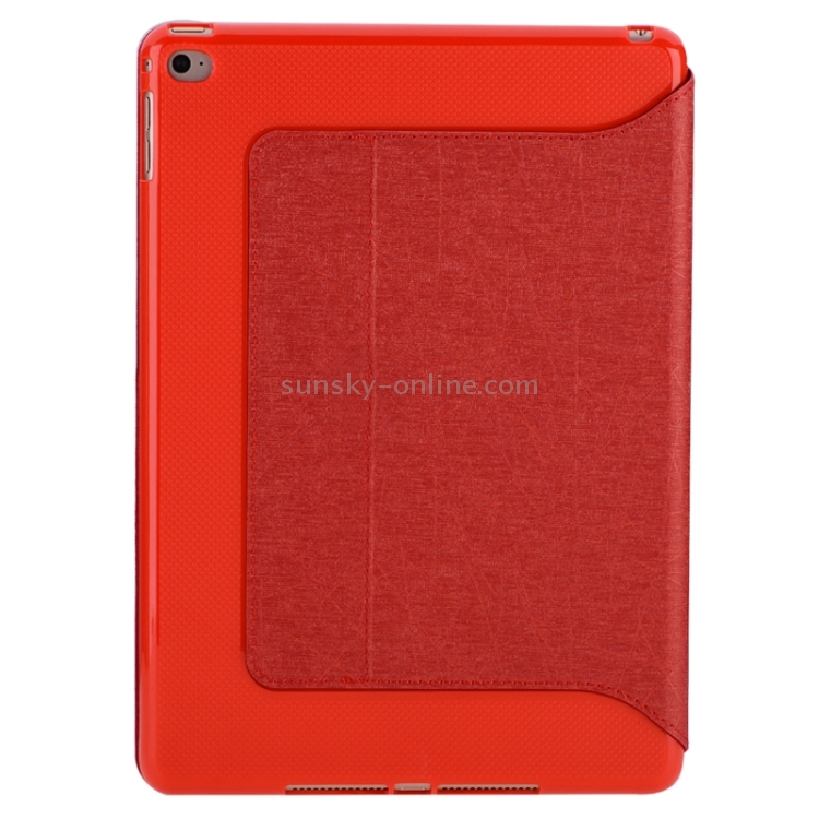 Silk Texture Leather Case with Holder & Card Slots for iPad Air 2 / iPad 6(Orange) Silk Texture Leather Case with Holder & Card Slots for iPad Air 2 / iPad 6(Orange)