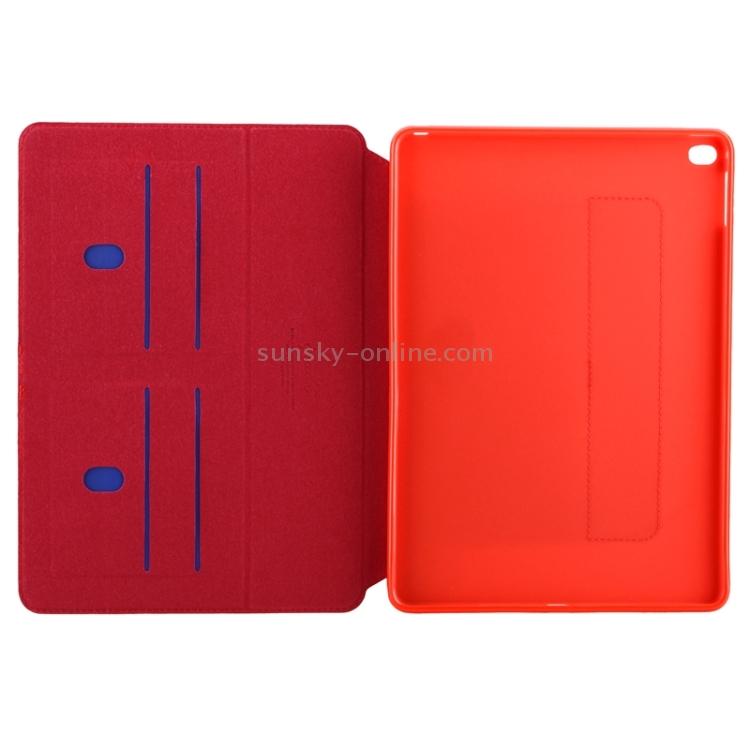 Silk Texture Leather Case with Holder & Card Slots for iPad Air 2 / iPad 6(Orange) Silk Texture Leather Case with Holder & Card Slots for iPad Air 2 / iPad 6(Orange)