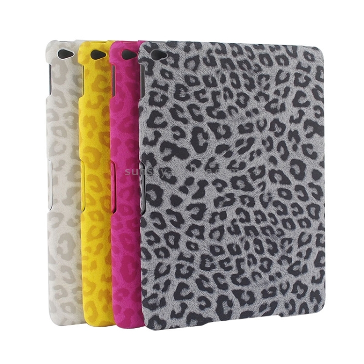 3-folding Ultra-thin Leopard Pattern Smart Cover Leather Case with Holder & Sleep Function for iPad Air 2 / iPad 6(Yellow) 3-folding Ultra-thin Leopard Pattern Smart Cover Leather Case with Holder & Sleep Function for iPad Air 2 / iPad 6(Yellow)