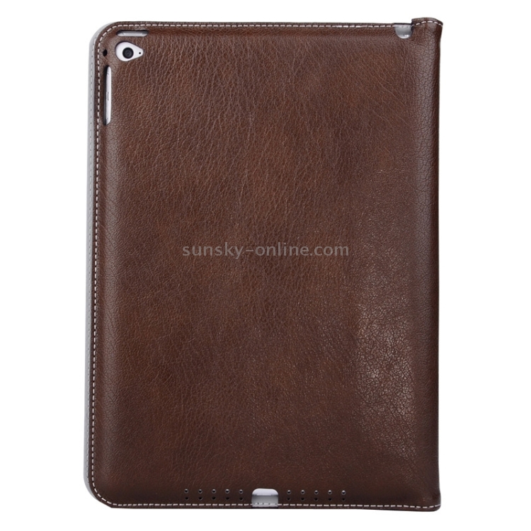 Ultrathin Buffalo Texture Handheld PU Leather Case with Holder for iPad Air 2 / iPad 6(Coffee) Ultrathin Buffalo Texture Handheld PU Leather Case with Holder for iPad Air 2 / iPad 6(Coffee)