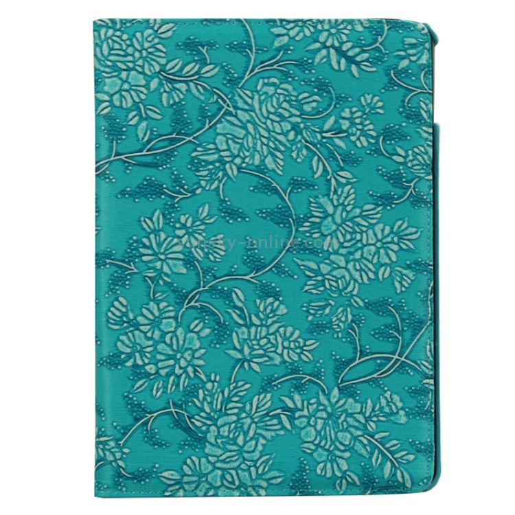 Grape Pattern 360 Degree Rotation Leather Case with 3 Gears Holder for iPad Air 2 / iPad 6(Blue) Grape Pattern 360 Degree Rotation Leather Case with 3 Gears Holder for iPad Air 2 / iPad 6(Blue)