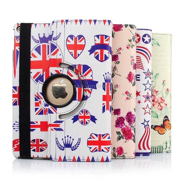 US Flag Style Pattern 360 Degree Rotatable Smart Cover Leather Case for iPad Air 2 / iPad 6 US Flag Style Pattern 360 Degree Rotatable Smart Cover Leather Case for iPad Air 2 / iPad 6