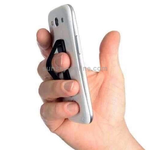 Finger Grip Phone Holder for iPad Air & Air 2, iPad mini, Galaxy Tab, and other Tablet PC(Black) Finger Grip Phone Holder for iPad Air & Air 2, iPad mini, Galaxy Tab, and other Tablet PC(Black)