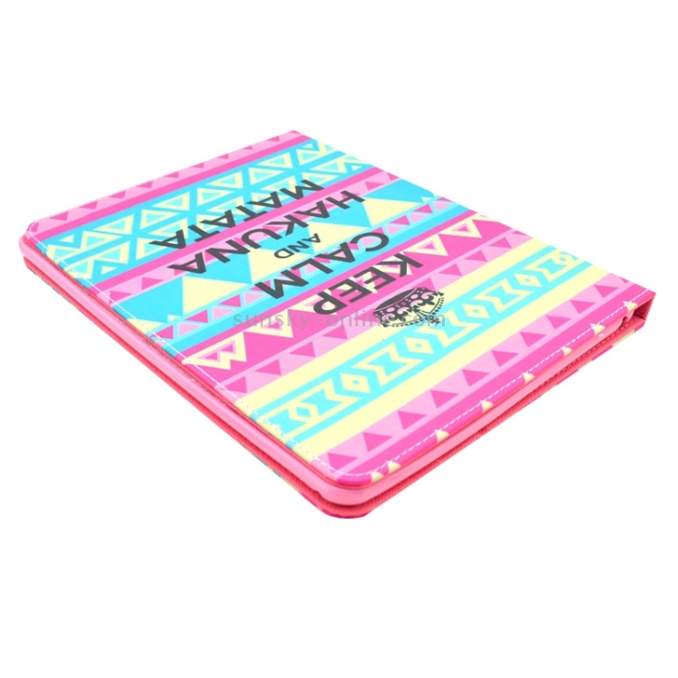 Keep Calm and HAKUNA MATATA Smart Leather Case with Holder & Card Slots & Wallet & Wake-up / Sleep Function for iPad Air 2 / iPad 6 Keep Calm and HAKUNA MATATA Smart Leather Case with Holder & Card Slots & Wallet & Wake-up / Sleep Function for iPad Air 2 / iPad 6
