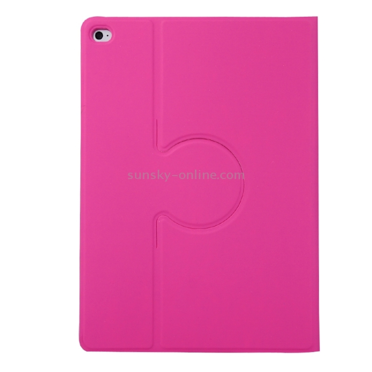 Ultrathin 360 Degree Rotation Leather Case with 3 Gears Holder for iPad Air 2 / iPad 6(Magenta) Ultrathin 360 Degree Rotation Leather Case with 3 Gears Holder for iPad Air 2 / iPad 6(Magenta)