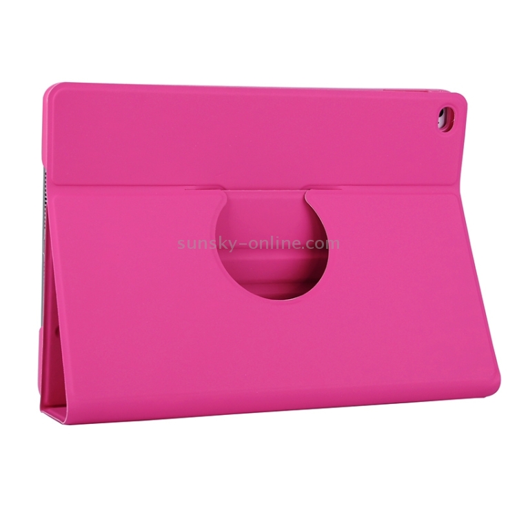 Ultrathin 360 Degree Rotation Leather Case with 3 Gears Holder for iPad Air 2 / iPad 6(Magenta) Ultrathin 360 Degree Rotation Leather Case with 3 Gears Holder for iPad Air 2 / iPad 6(Magenta)