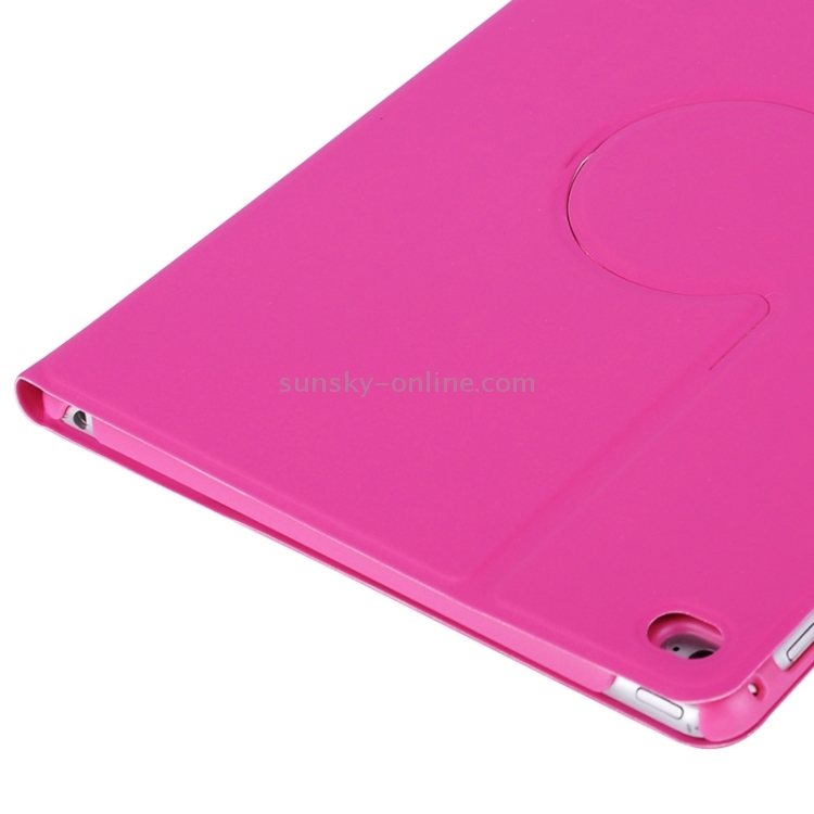 Ultrathin 360 Degree Rotation Leather Case with 3 Gears Holder for iPad Air 2 / iPad 6(Magenta) Ultrathin 360 Degree Rotation Leather Case with 3 Gears Holder for iPad Air 2 / iPad 6(Magenta)