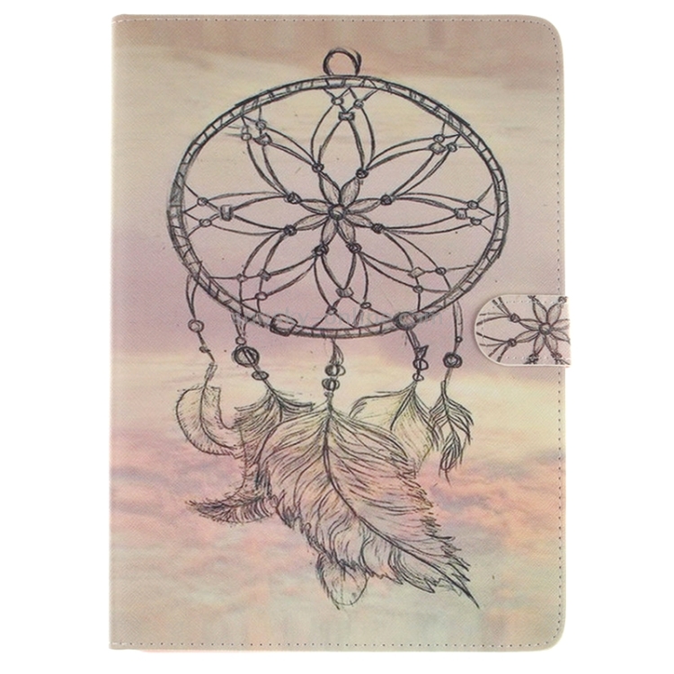 Dreamcatcher Windbell Pattern Leather Case with Holder & Card Slots & Wallet for iPad Air 2 / iPad 6 Dreamcatcher Windbell Pattern Leather Case with Holder & Card Slots & Wallet for iPad Air 2 / iPad 6