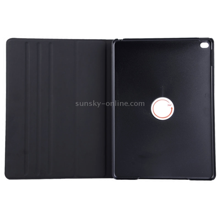 Ultra-thin 360 Degree Rotation Leather Case With Holder for iPad Air 2 / iPad 6(Black) Ultra-thin 360 Degree Rotation Leather Case With Holder for iPad Air 2 / iPad 6(Black)
