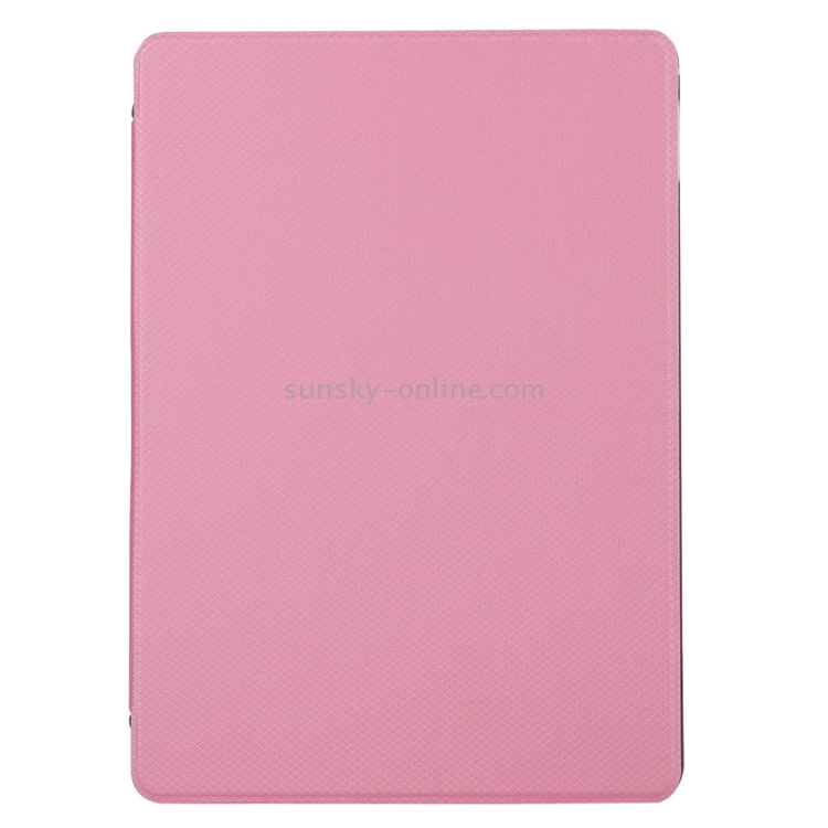 Horizontal Flip Transparent PC Leather Case with Holder & Card Slots for iPad Air 2 / iPad 6(Pink) Horizontal Flip Transparent PC Leather Case with Holder & Card Slots for iPad Air 2 / iPad 6(Pink)