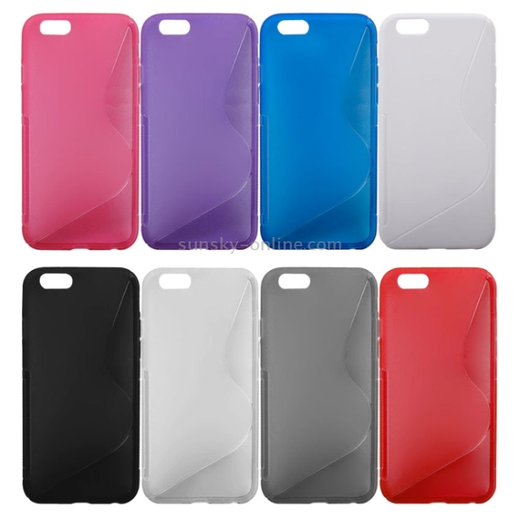 S Line Anti-skid Frosted TPU Protective Case for iPhone 6(White) S Line Anti-skid Frosted TPU Protective Case for iPhone 6(White)