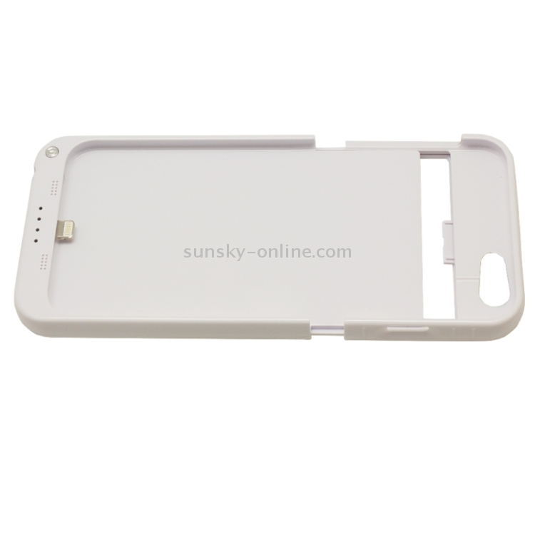 3200mAh Rechargeable External Backup Battery / Power Bank Case with Holder for iPhone 6 & 6S(White) 3200mAh Rechargeable External Backup Battery / Power Bank Case with Holder for iPhone 6 & 6S(White)