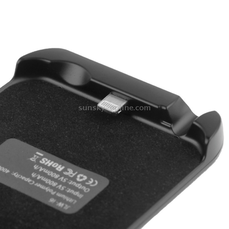 For iPhone 6 4000mAh Rechargeable External Backup Battery / Power Bank Case(Black) For iPhone 6 4000mAh Rechargeable External Backup Battery / Power Bank Case(Black)