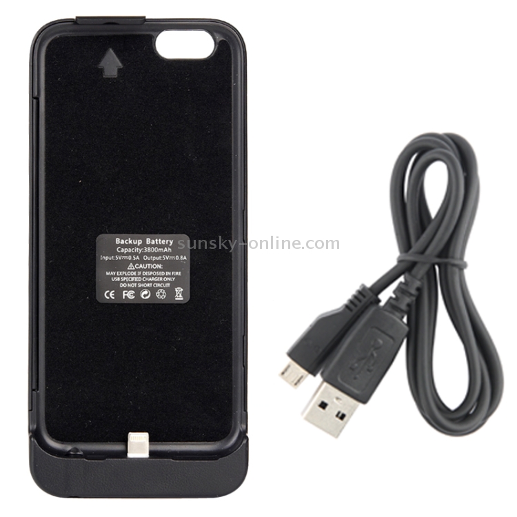 2800mAh Rechargeable External Backup Battery / Power Bank Case with Holder for iPhone 6 & 6S(Black) 2800mAh Rechargeable External Backup Battery / Power Bank Case with Holder for iPhone 6 & 6S(Black)