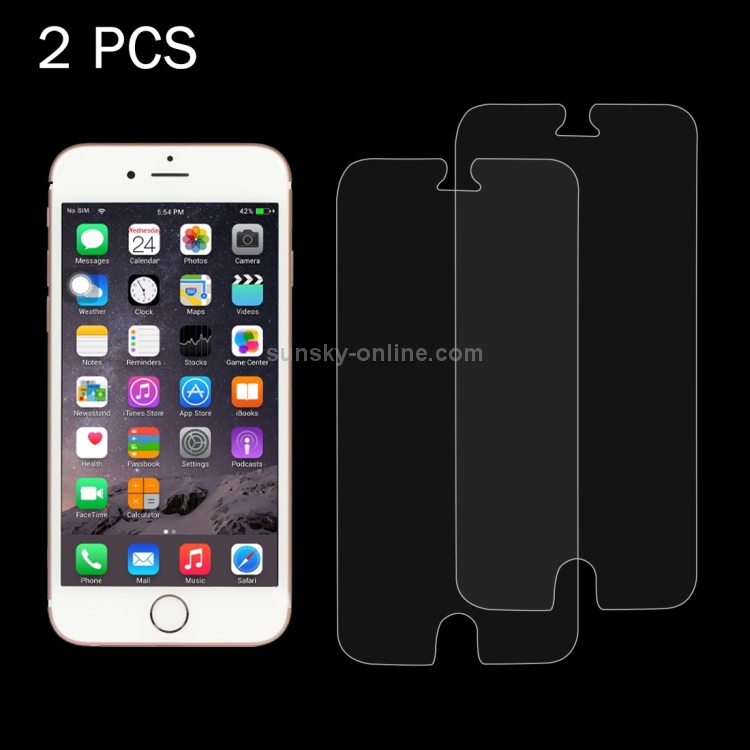 2PCS for iPhone 8 / 7 / 6 / 6S 0.26mm 9H Surface Hardness 2.5D Explosion-proof Tempered Glass Screen Film 2PCS for iPhone 8 / 7 / 6 / 6S 0.26mm 9H Surface Hardness 2.5D Explosion-proof Tempered Glass Screen Film