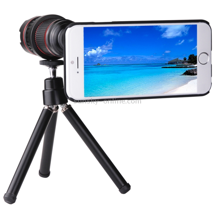 4-12 X Mobile Telephoto Lens with Tripod and Phone Case for iPhone 6 4-12 X Mobile Telephoto Lens with Tripod and Phone Case for iPhone 6