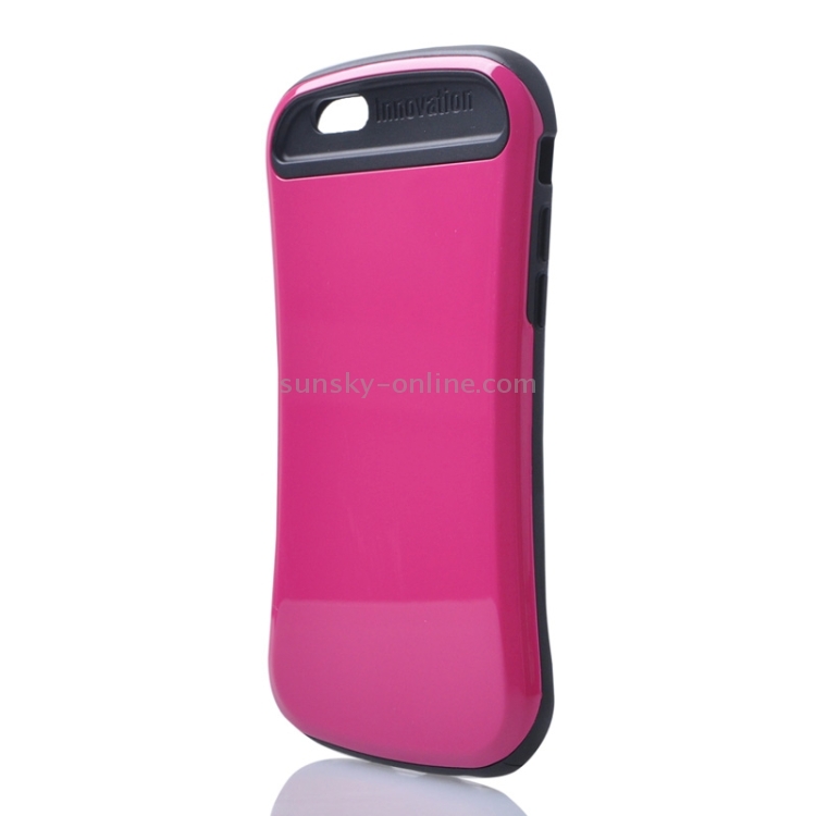 Thin Waist Series PC + Silicone Combination Case for iPhone 6 & 6S(Magenta) Thin Waist Series PC + Silicone Combination Case for iPhone 6 & 6S(Magenta)