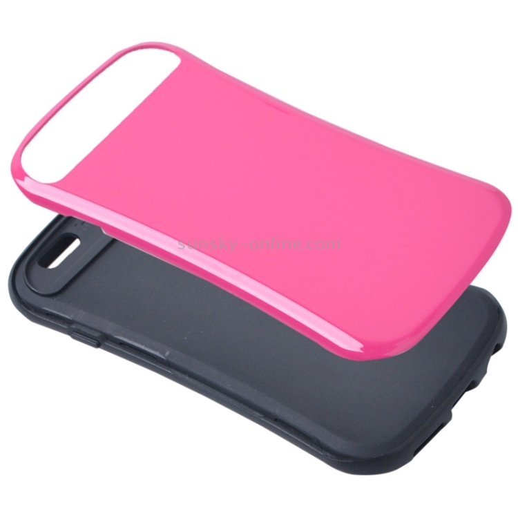 Thin Waist Series PC + Silicone Combination Case for iPhone 6 & 6S(Magenta) Thin Waist Series PC + Silicone Combination Case for iPhone 6 & 6S(Magenta)