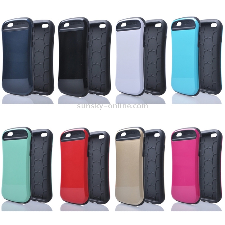 Thin Waist Series PC + Silicone Combination Case for iPhone 6 & 6S(Magenta) Thin Waist Series PC + Silicone Combination Case for iPhone 6 & 6S(Magenta)