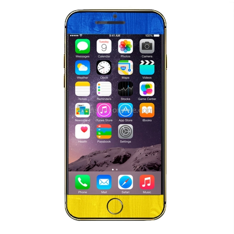 Ukrainian Flag Pattern Mobile Phone Decal Stickers for iPhone 6 & 6S