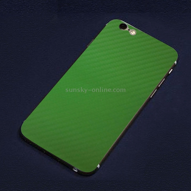Carbon Fiber Texture Mobile Phone Decal Stickers for iPhone 6 & 6S(Green) Carbon Fiber Texture Mobile Phone Decal Stickers for iPhone 6 & 6S(Green)