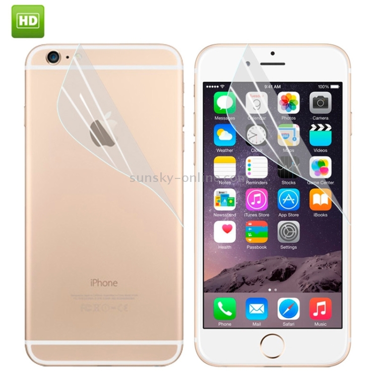 HD Back + Front Screen Protector for iPhone 6 & 6S HD Back + Front Screen Protector for iPhone 6 & 6S