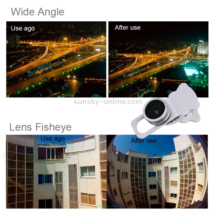 3 in 1 180 Degree Fisheye Wide Angle Micro Lens Set with Clip 3 in 1 180 Degree Fisheye Wide Angle Micro Lens Set with Clip