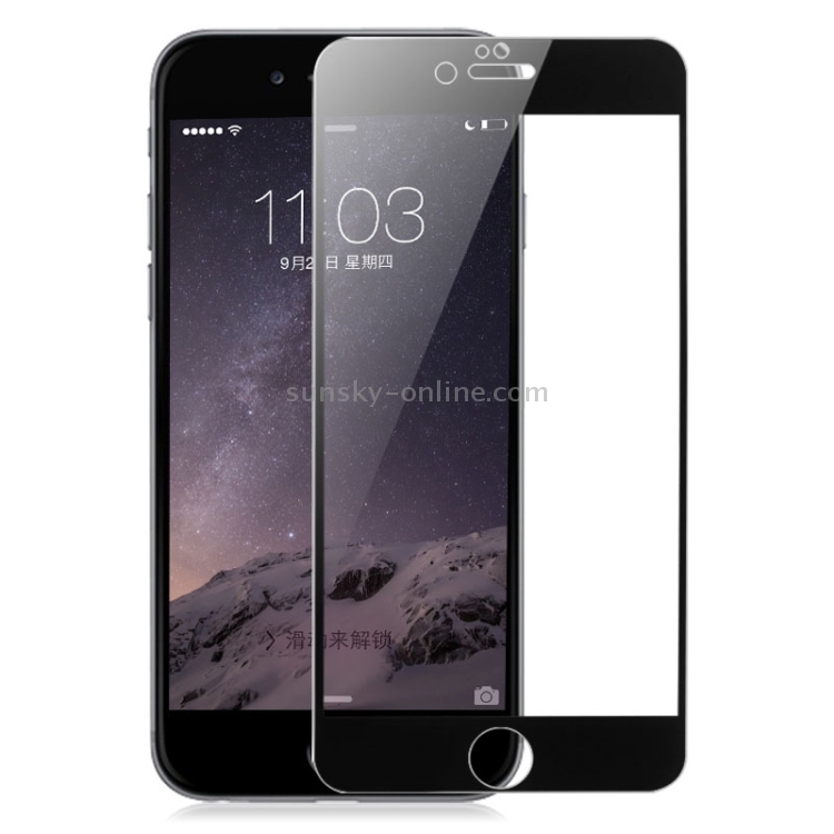 Baseus Ultrathin 0.3mm Silk-screen Explosion-proof Full Screen Tempered Glass Film for iPhone 6(Black) Baseus Ultrathin 0.3mm Silk-screen Explosion-proof Full Screen Tempered Glass Film for iPhone 6(Black)