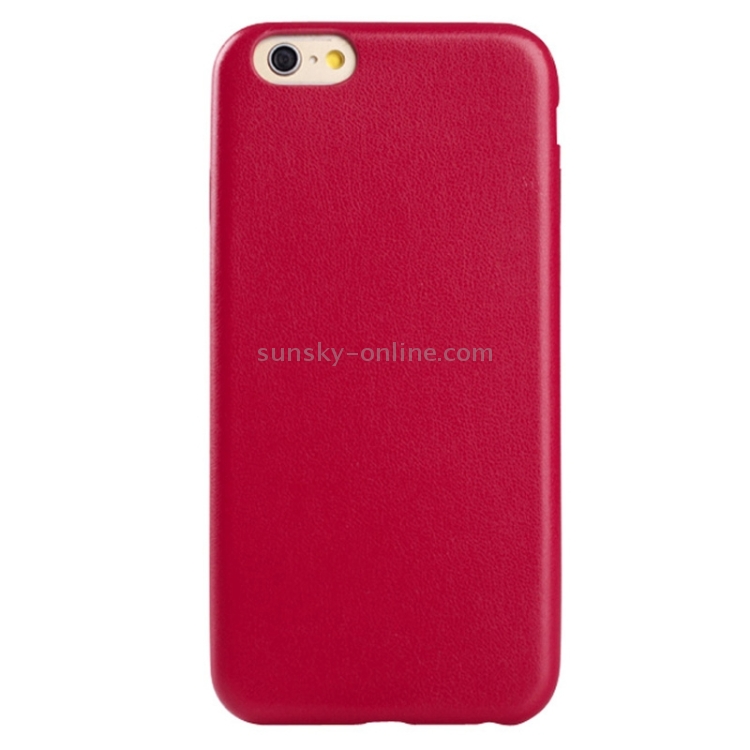 Ultra-thin Protective Leather Back Cover Case for iPhone 6 & 6S(Magenta) Ultra-thin Protective Leather Back Cover Case for iPhone 6 & 6S(Magenta)