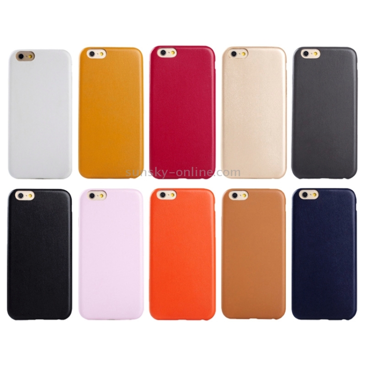 Ultra-thin Protective Leather Back Cover Case for iPhone 6 & 6S(Magenta) Ultra-thin Protective Leather Back Cover Case for iPhone 6 & 6S(Magenta)