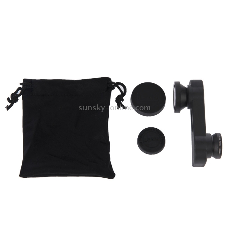 3 in 1 Fisheye + Wide Angle + Macro Phone Photo Zoom Lens Set for iPhone 6(Black) 3 in 1 Fisheye + Wide Angle + Macro Phone Photo Zoom Lens Set for iPhone 6(Black)