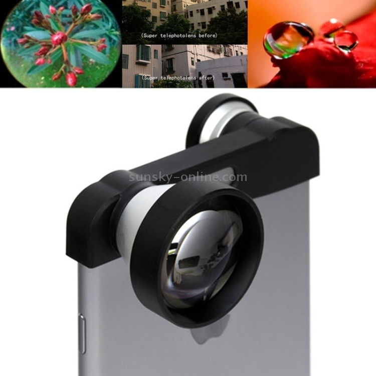 3 in 1 Super Telephoto 5X + Macro + 180 Degree Fisheye Phone Photo Zoom Lens Set for iPhone 6 3 in 1 Super Telephoto 5X + Macro + 180 Degree Fisheye Phone Photo Zoom Lens Set for iPhone 6