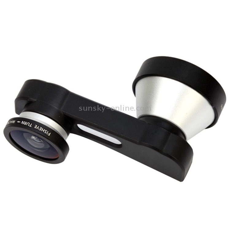 3 in 1 Super Telephoto 5X + Macro + 180 Degree Fisheye Phone Photo Zoom Lens Set for iPhone 6 3 in 1 Super Telephoto 5X + Macro + 180 Degree Fisheye Phone Photo Zoom Lens Set for iPhone 6