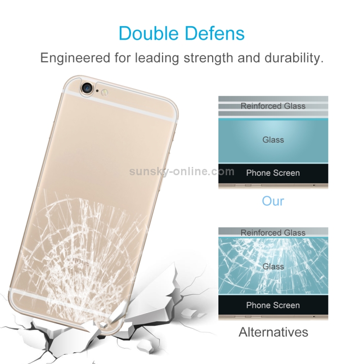 50 PCS for iPhone 6 / 6S 0.26mm Explosion-proof Back Screen Protector Tempered Glass Film 50 PCS for iPhone 6 / 6S 0.26mm Explosion-proof Back Screen Protector Tempered Glass Film