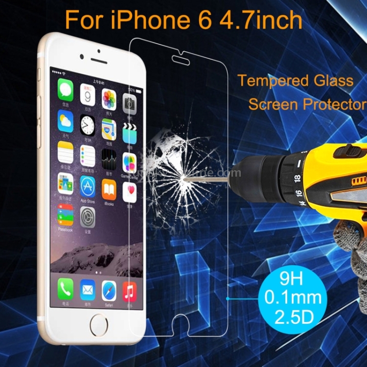 0.1mm Ultra-thin Explosion-proof Tempered Glass Screen Protector for iPhone 6 0.1mm Ultra-thin Explosion-proof Tempered Glass Screen Protector for iPhone 6
