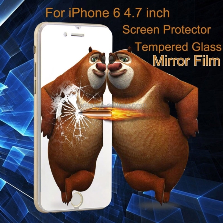 0.3mm 2.5D 9H Surface Hardness Explosion-proof Mirror Screen Tempered Glass Film for iPhone 6 0.3mm 2.5D 9H Surface Hardness Explosion-proof Mirror Screen Tempered Glass Film for iPhone 6