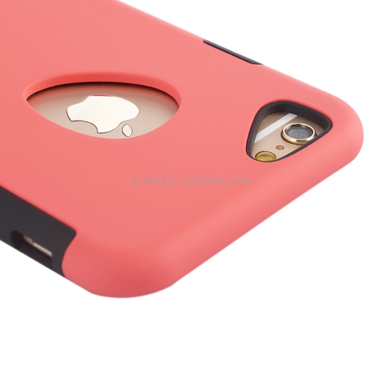 SLiCOO Cobblestone PC + TPU Combination Case for iPhone 6 & 6S(Red) SLiCOO Cobblestone PC + TPU Combination Case for iPhone 6 & 6S(Red)