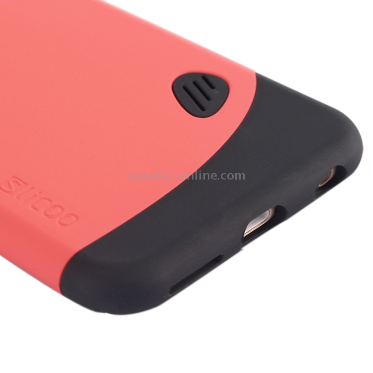 SLiCOO Cobblestone PC + TPU Combination Case for iPhone 6 & 6S(Red) SLiCOO Cobblestone PC + TPU Combination Case for iPhone 6 & 6S(Red)