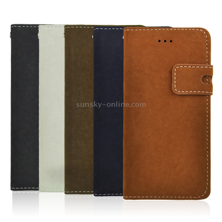 Frosted Horizontal Flip Leather Case with Holder & Card Slots & Wallet