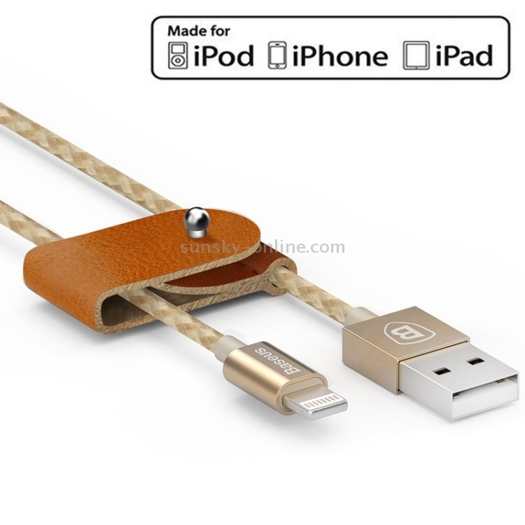 Baseus AntiLa Series 1m MFI Metal Head 8pin to USB Data / Charger Cable