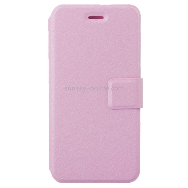 Silk Texture Horizontal Flip Leather Case with Card Slots & Holder for iPhone 6 & 6S(Pink) Silk Texture Horizontal Flip Leather Case with Card Slots & Holder for iPhone 6 & 6S(Pink)
