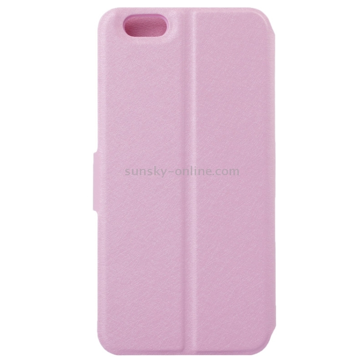 Silk Texture Horizontal Flip Leather Case with Card Slots & Holder for iPhone 6 & 6S(Pink) Silk Texture Horizontal Flip Leather Case with Card Slots & Holder for iPhone 6 & 6S(Pink)