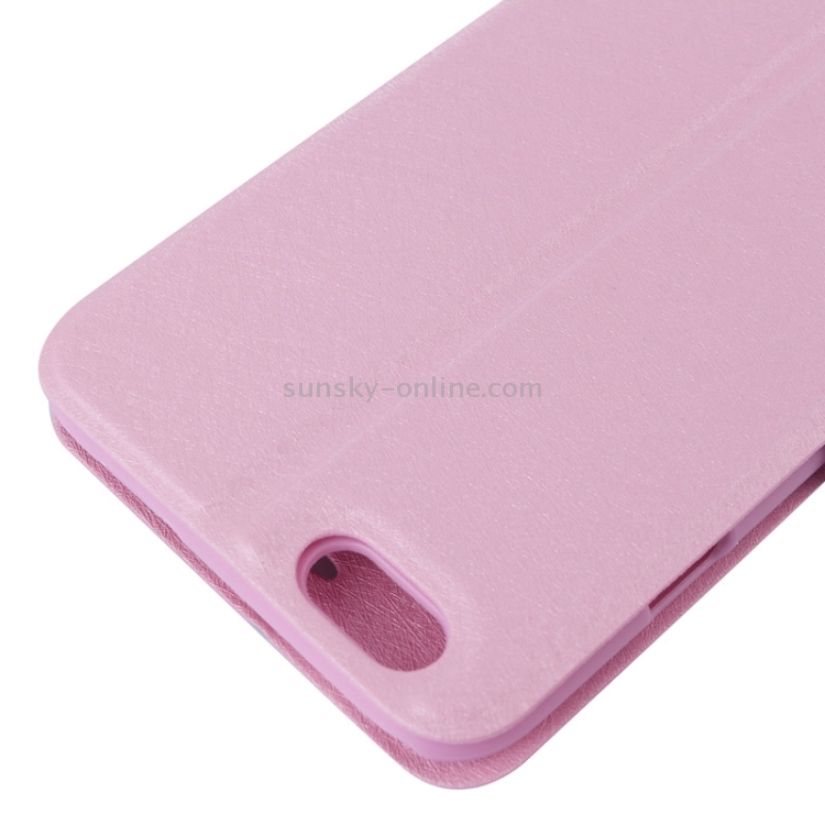 Silk Texture Horizontal Flip Leather Case with Card Slots & Holder for iPhone 6 & 6S(Pink) Silk Texture Horizontal Flip Leather Case with Card Slots & Holder for iPhone 6 & 6S(Pink)