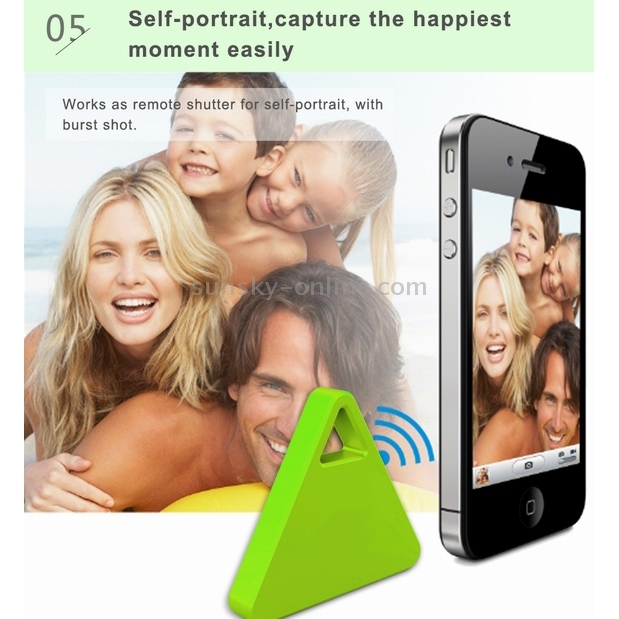 IT-07 Bluetooth 4.0 Camera Remote Shutter Anti-Lost Alarm Tracer for iOS Android System Smartphone(Green) IT-07 Bluetooth 4.0 Camera Remote Shutter Anti-Lost Alarm Tracer for iOS Android System Smartphone(Green)