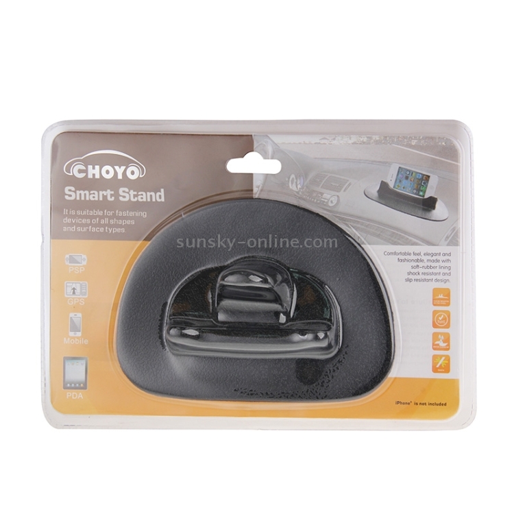 Silicone Windshield Car Mount / Car Holder / Car Smart Stand for iPhone 6 / 6 Plus & Samsung & HTC and Other Mobile Phones & GPS Devices(Black) Silicone Windshield Car Mount / Car Holder / Car Smart Stand for iPhone 6 / 6 Plus & Samsung & HTC and Other Mobile Phones & GPS Devices(Black)
