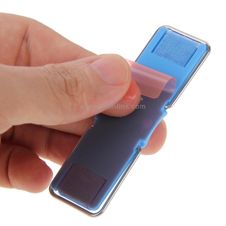 Universal Mini Foldable Holder Stand with Finger Grip(Blue) Universal Mini Foldable Holder Stand with Finger Grip(Blue)
