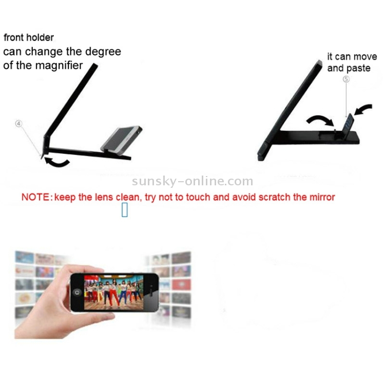 X1 8.0 inch 3X-5X Magnification Angle-Adjustable Eyeshield 3D Video Mobile Screen Magnifier, Size:18.0 cm x 14.2 cm x 1.5 cm(White) X1 8.0 inch 3X-5X Magnification Angle-Adjustable Eyeshield 3D Video Mobile Screen Magnifier, Size:18.0 cm x 14.2 cm x 1.5 cm(White)