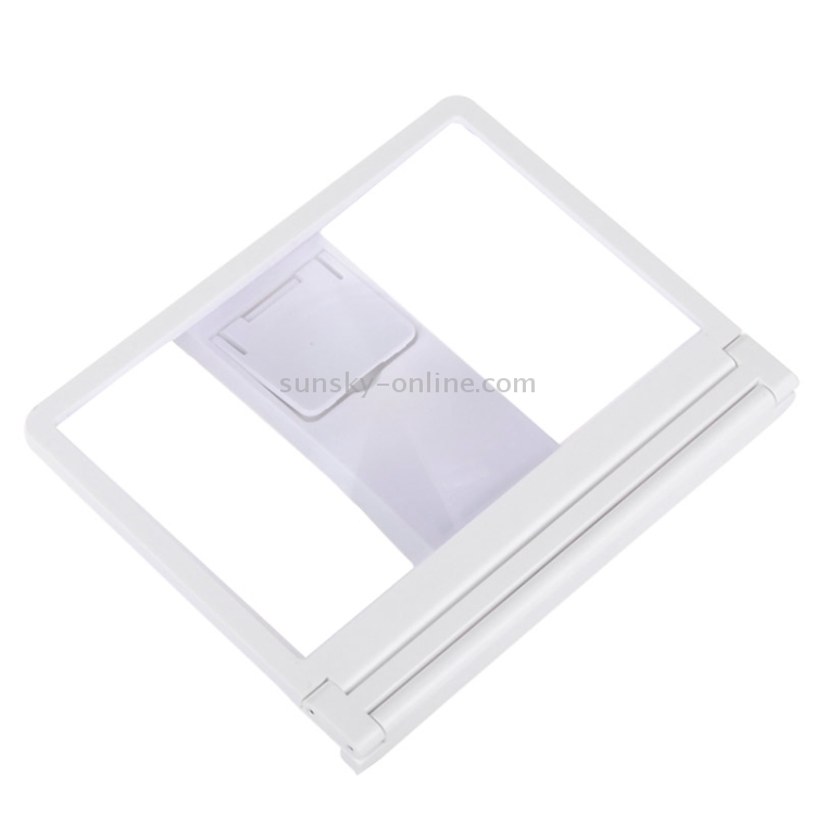 X1 8.0 inch 3X-5X Magnification Angle-Adjustable Eyeshield 3D Video Mobile Screen Magnifier, Size:18.0 cm x 14.2 cm x 1.5 cm(White) X1 8.0 inch 3X-5X Magnification Angle-Adjustable Eyeshield 3D Video Mobile Screen Magnifier, Size:18.0 cm x 14.2 cm x 1.5 cm(White)
